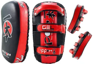 MAR-402 | Red Black IPPON Genuine Leather Thai Pad