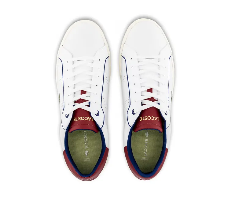 Men's Lacoste Powercourt 2.0 222 1 (White/Red)