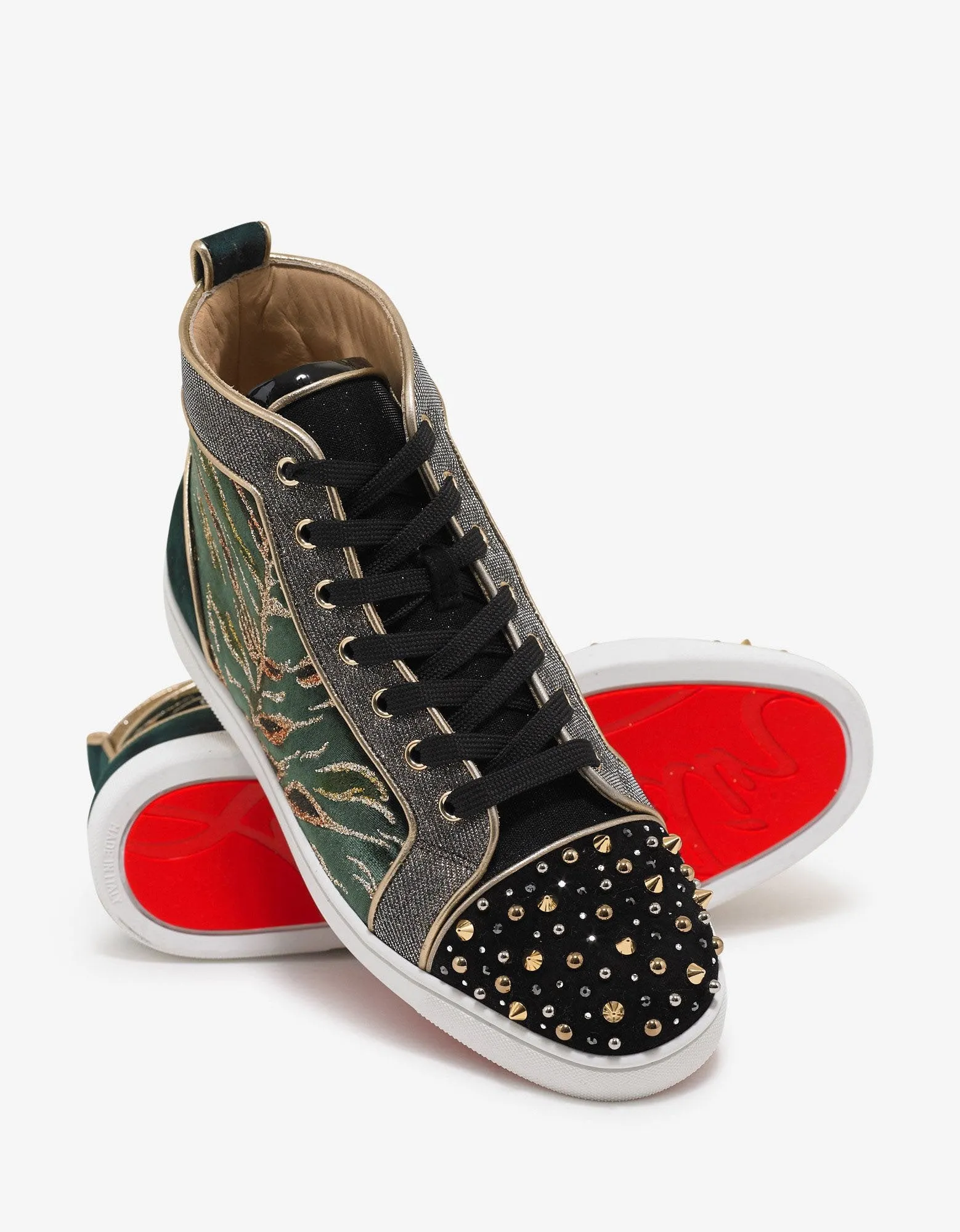 Milkylou Bengal Velvet High Top Trainers -