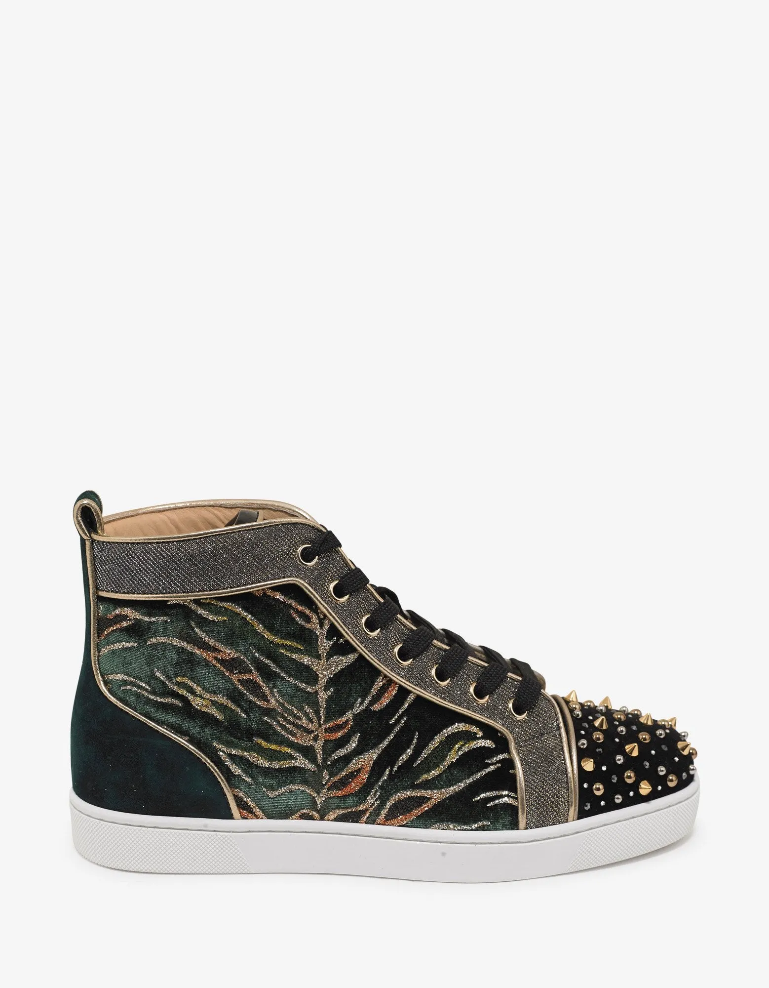 Milkylou Bengal Velvet High Top Trainers -