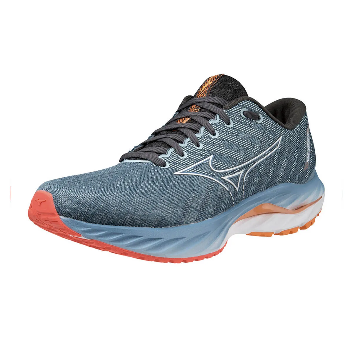 Mizuno Wave Inspire 19 Mens | Provincial Blue/white/light Orange