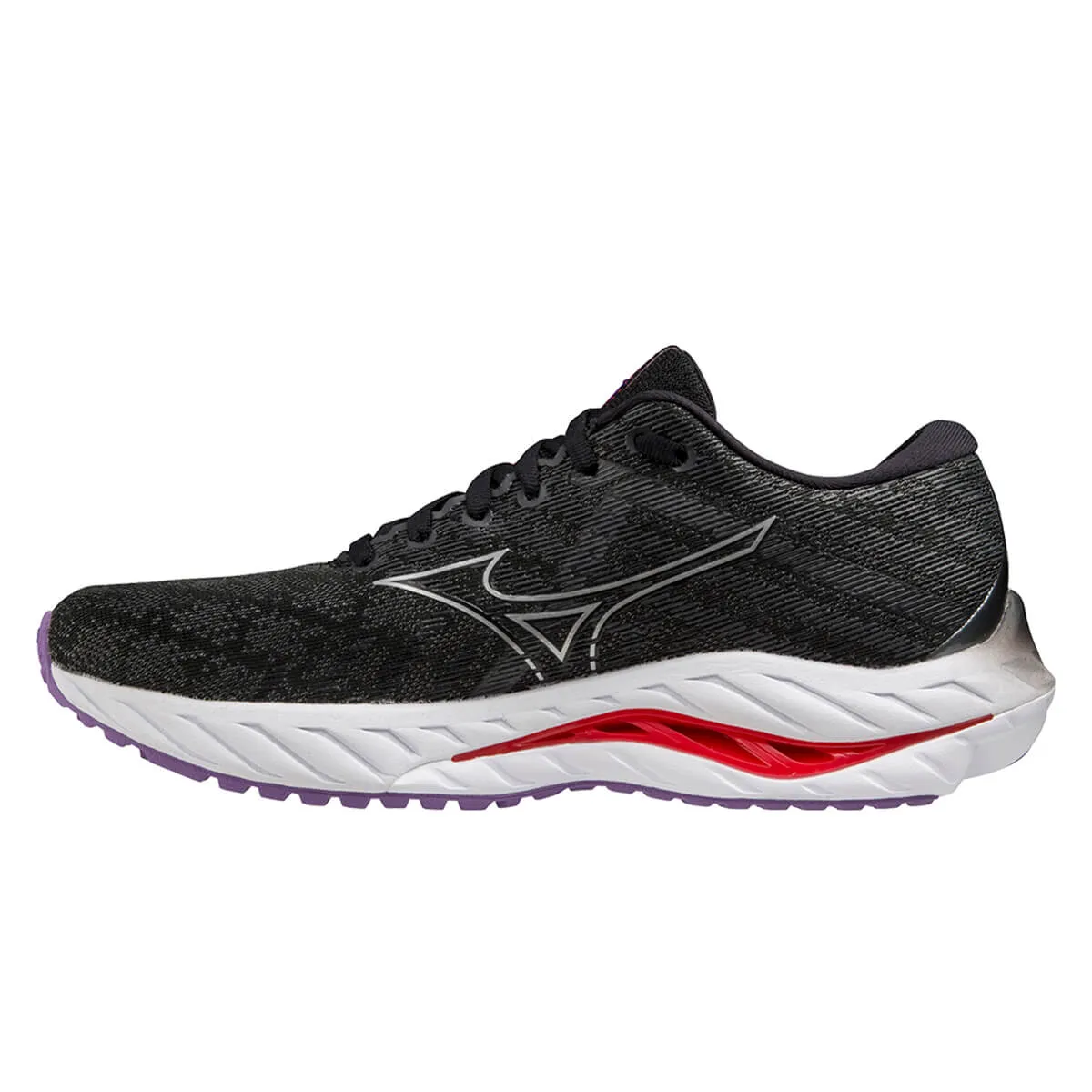 Mizuno Wave Inspire 19 Womens | Black/silver/bittersweet