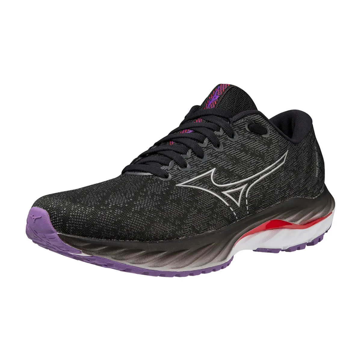 Mizuno Wave Inspire 19 Womens | Black/silver/bittersweet