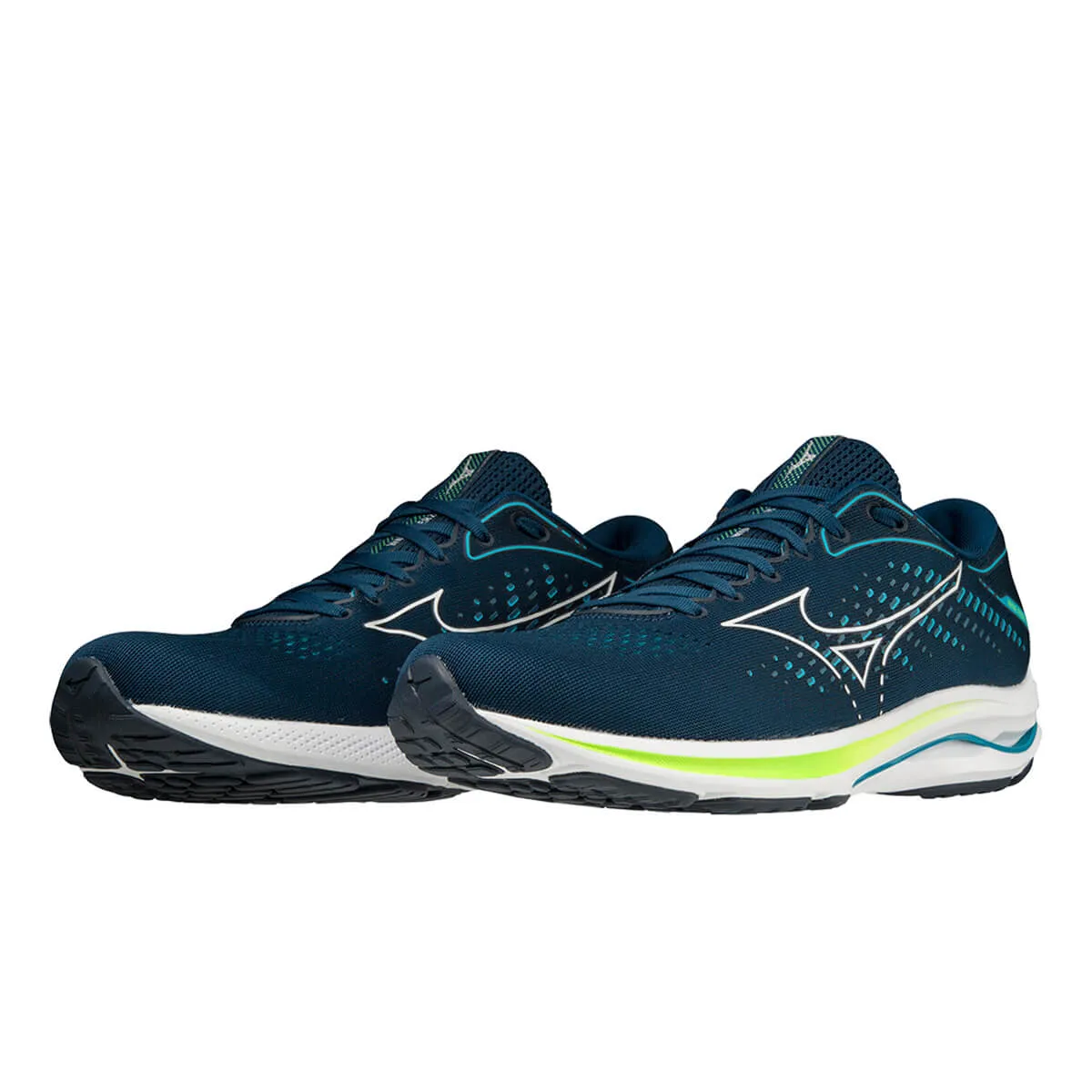 Mizuno Wave Rider 25 Mens | Gibraltars/wht/greengeck