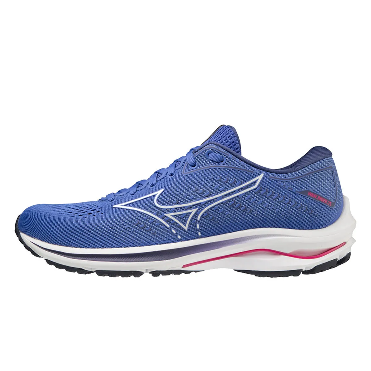 Mizuno Wave Rider 25 Womens | Amparoblue/white/dcobalt