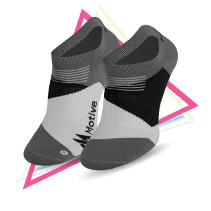 Motive Sock Speed Performance Velocity Liner 3D - Grey/White