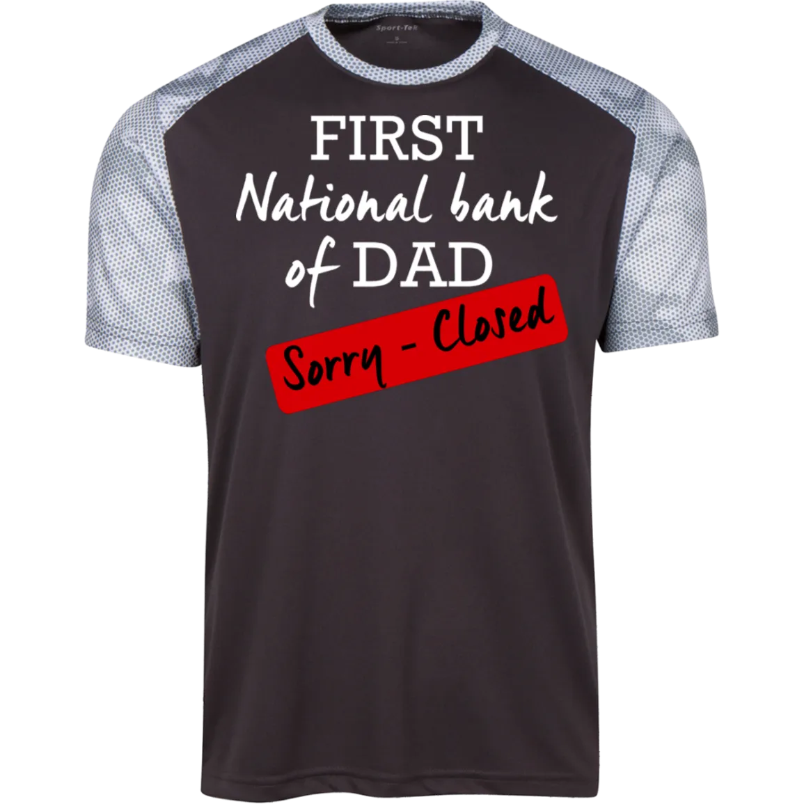 National Bank of Dad CamoHex  T-Shirt