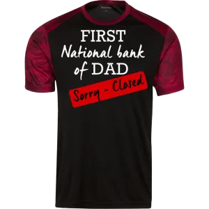 National Bank of Dad CamoHex  T-Shirt