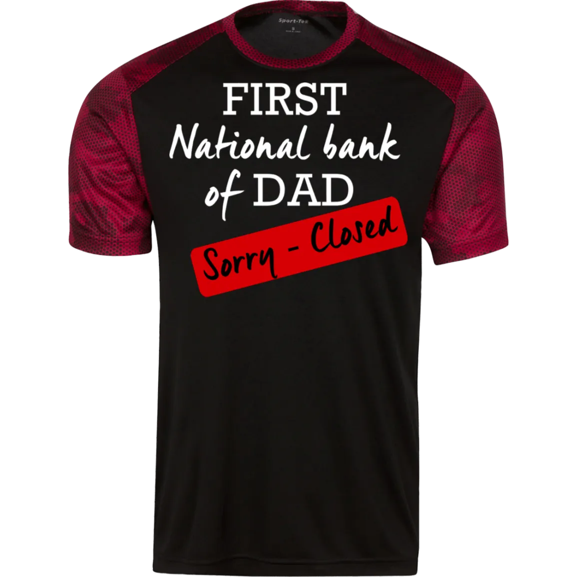 National Bank of Dad CamoHex  T-Shirt