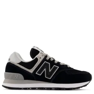 New Balance Women's 574v3 in Black with White