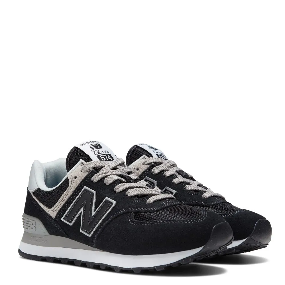 New Balance Women's 574v3 in Black with White