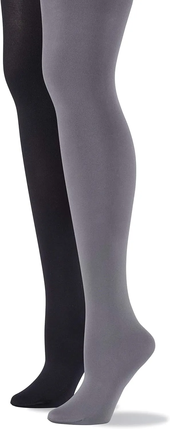 No nonsense Women’s Super Opaque Control Top Tights - Smooth & Slim - 90 Denier