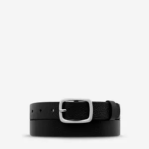 Nobody's Fault Belt - Black/Silver