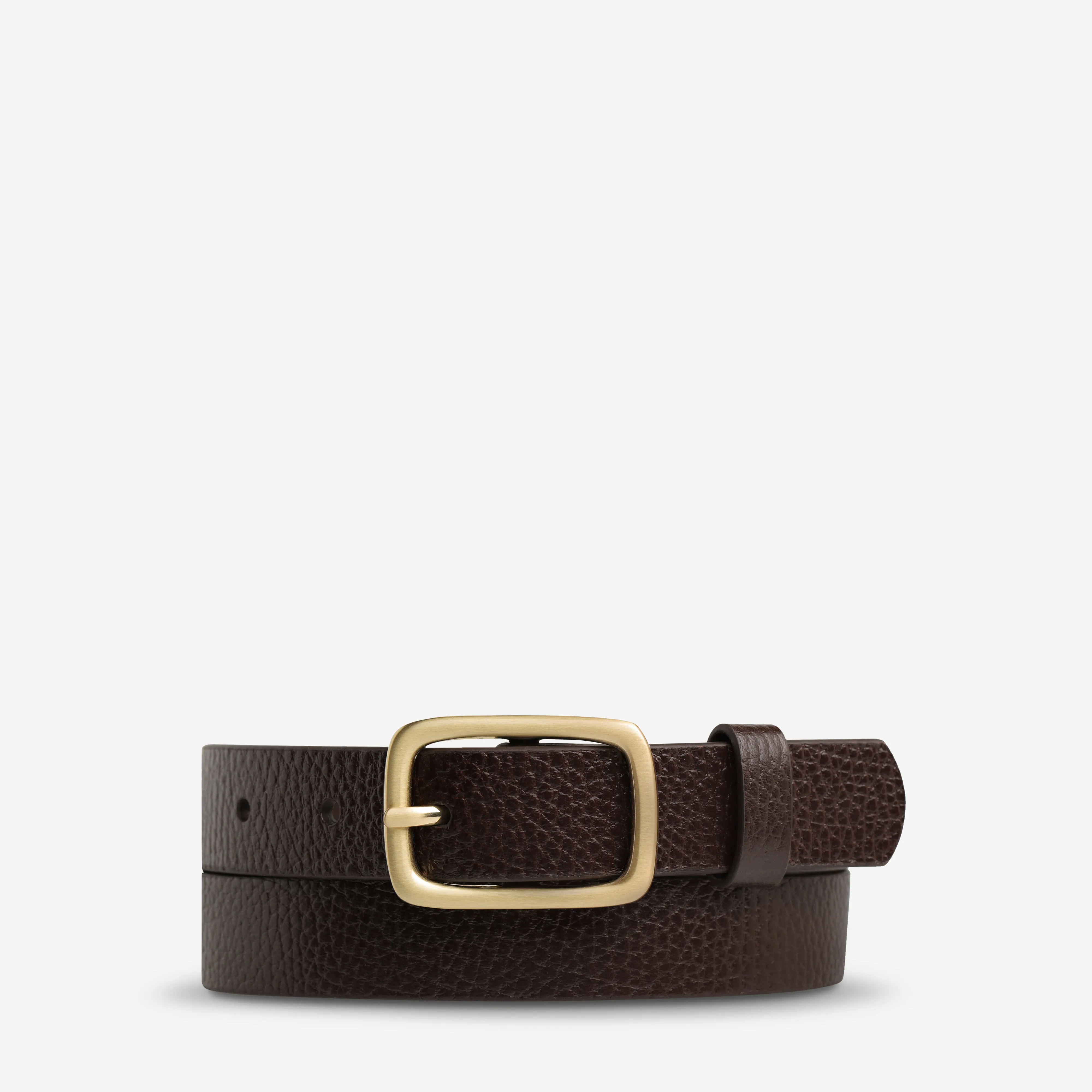 Nobody's Fault Belt - Choc/Gold