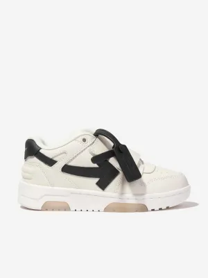 Off-White Kids Leather Out Of Office Straps Trainers in White