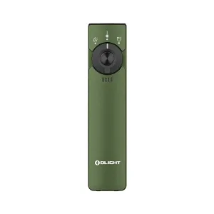 OLIGHT ARKFELDPRO3RODGV3 Arkfeld Pro Flat EDC Flashlight with LED Light UV and Laser - Green