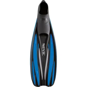 Open Box Seac F 100 PRO Ultra Light Underwater Full Foot Fins - Blue, Size: 8.5-9.5 ( 42/43 )