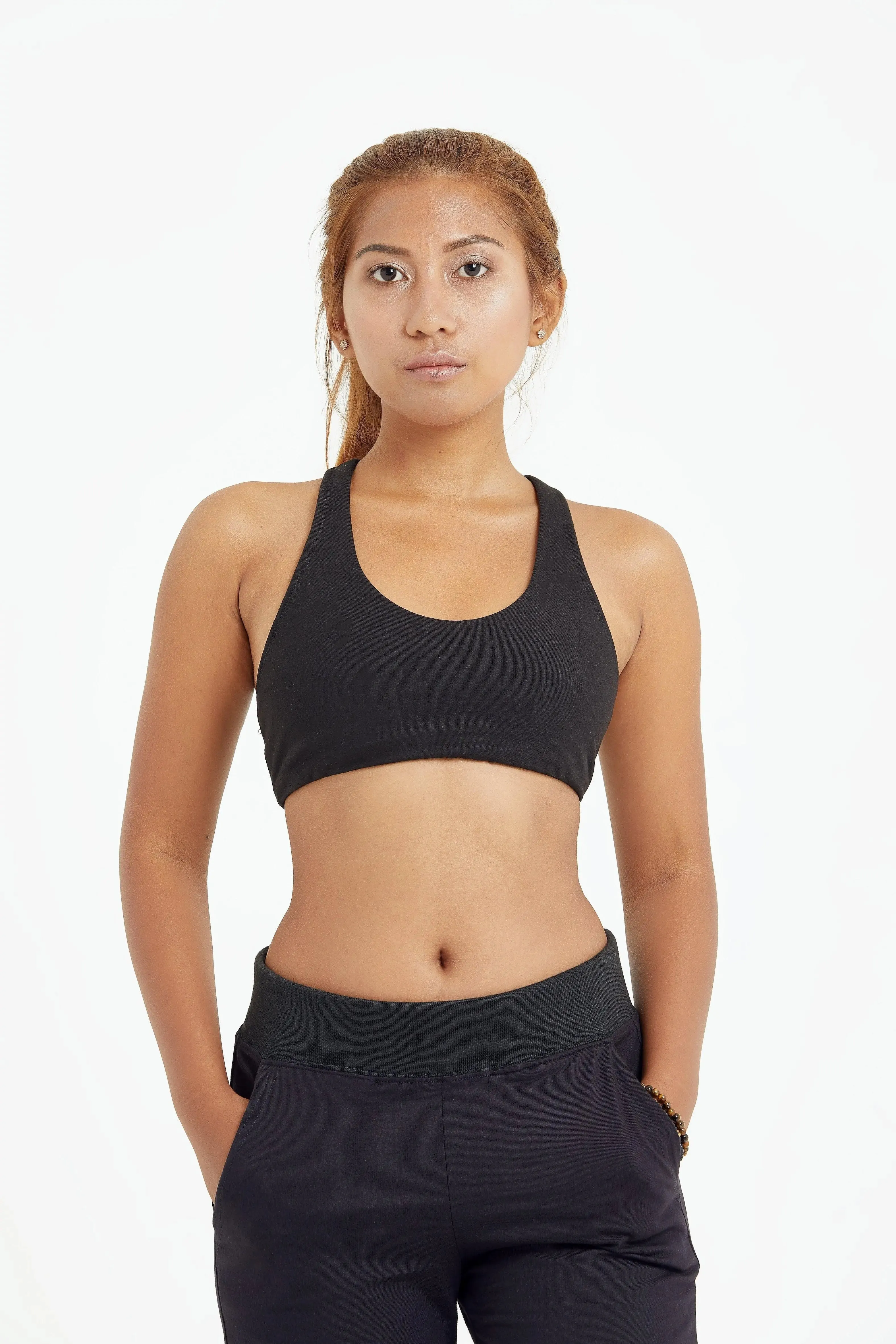 Organic Sports Bra | Black