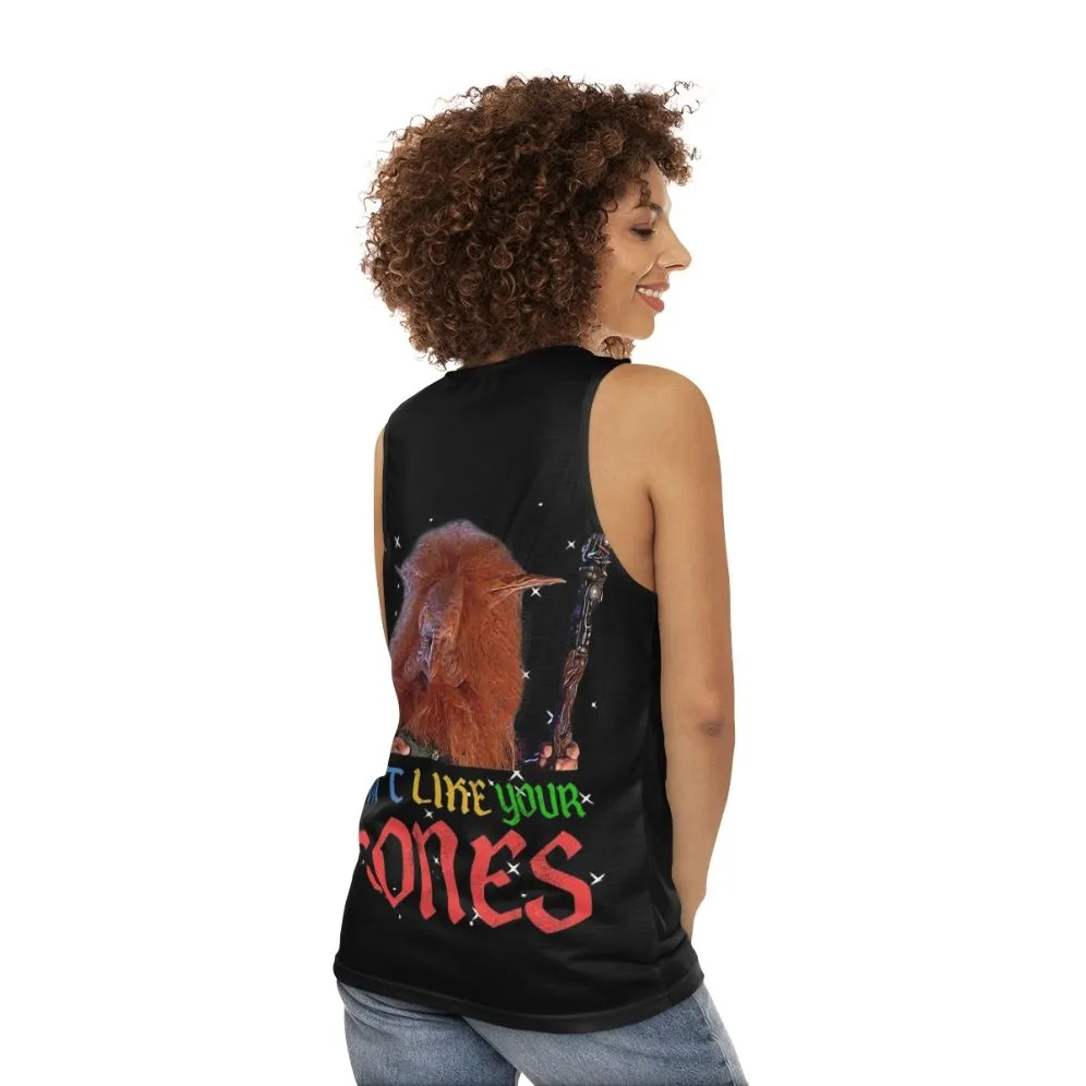 "I Don't Like Your Tones" Retro 80s Unisex Tank Top