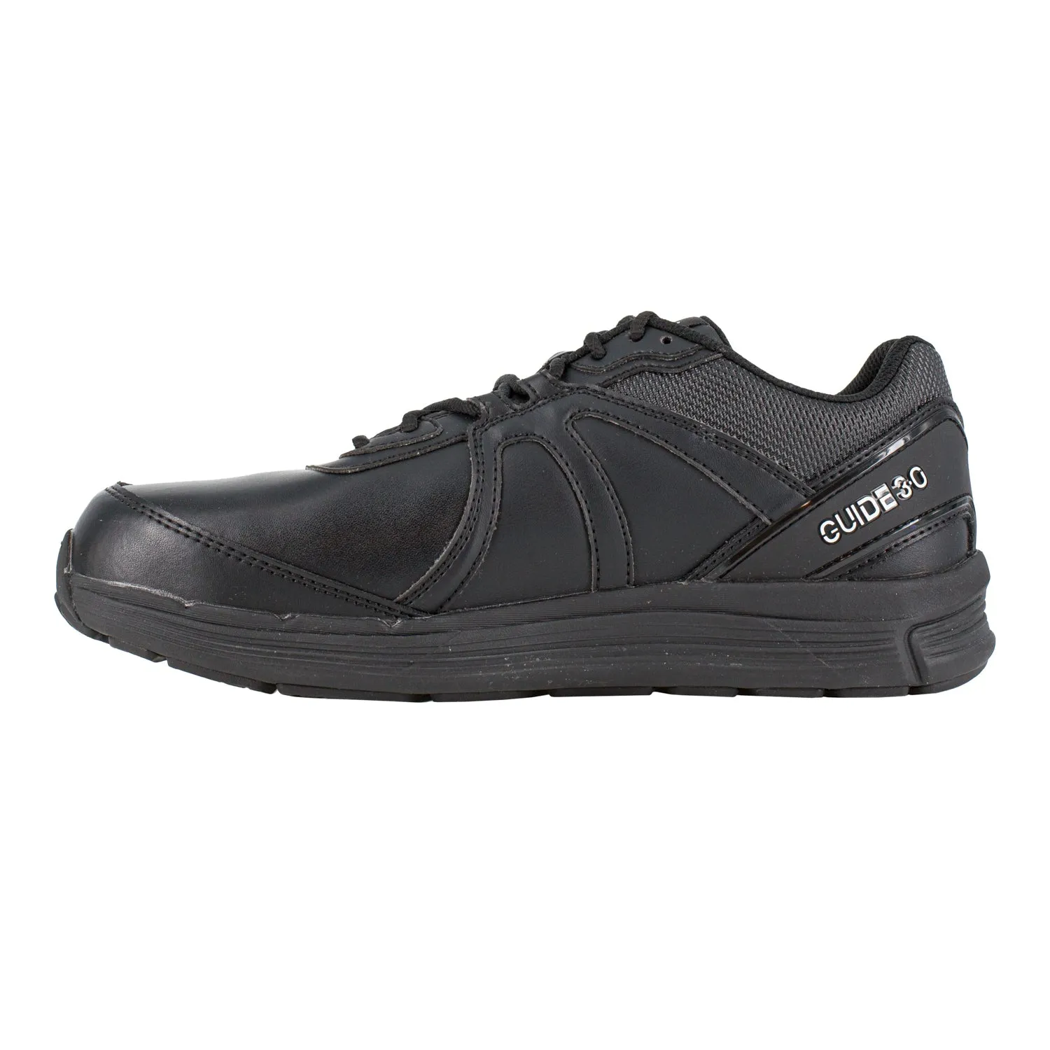 Reebok Womens Black Leather Oxfords Guide Cross-Trainer ST