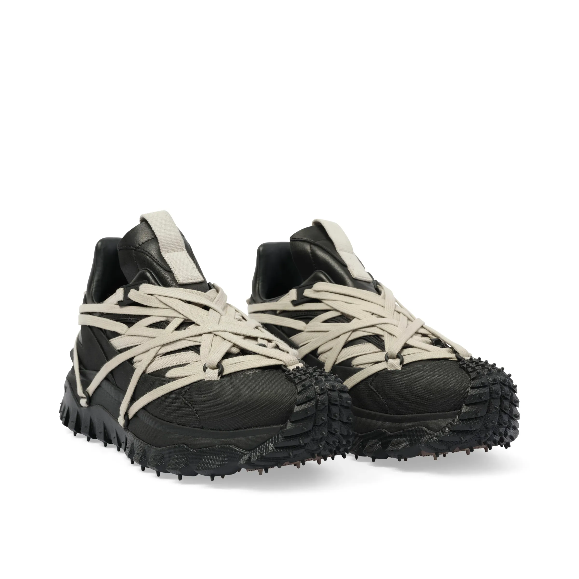 Rick Owens x Moncler Trailgrip Megalace Sneaker in Black