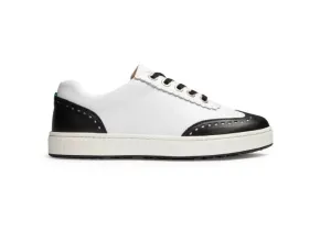 Royal Albartross Primrose Shoe in White/Black