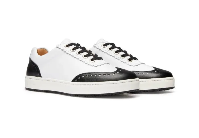 Royal Albartross Primrose Shoe in White/Black