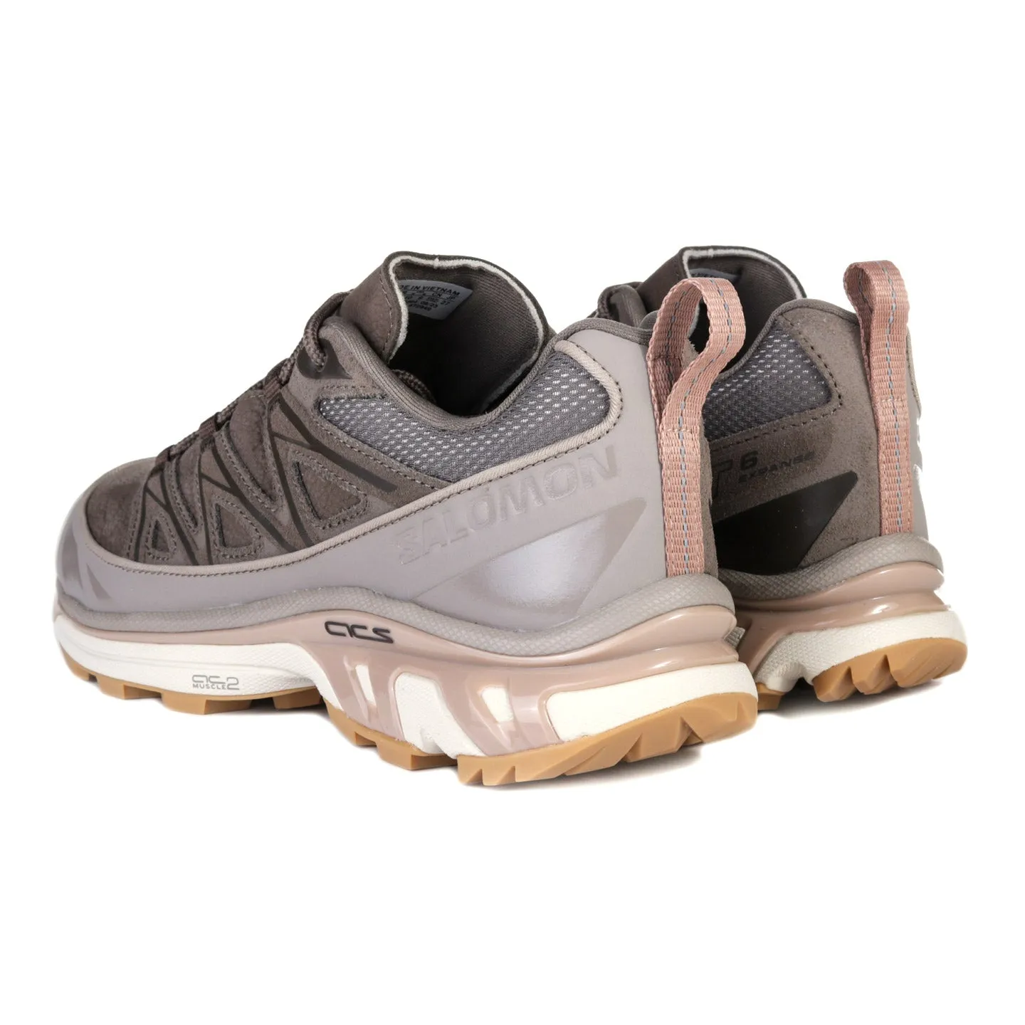 SALOMON XT-6 EXPANSE LEATHER BUNGEE CORD / WREN / ALMOND MILK