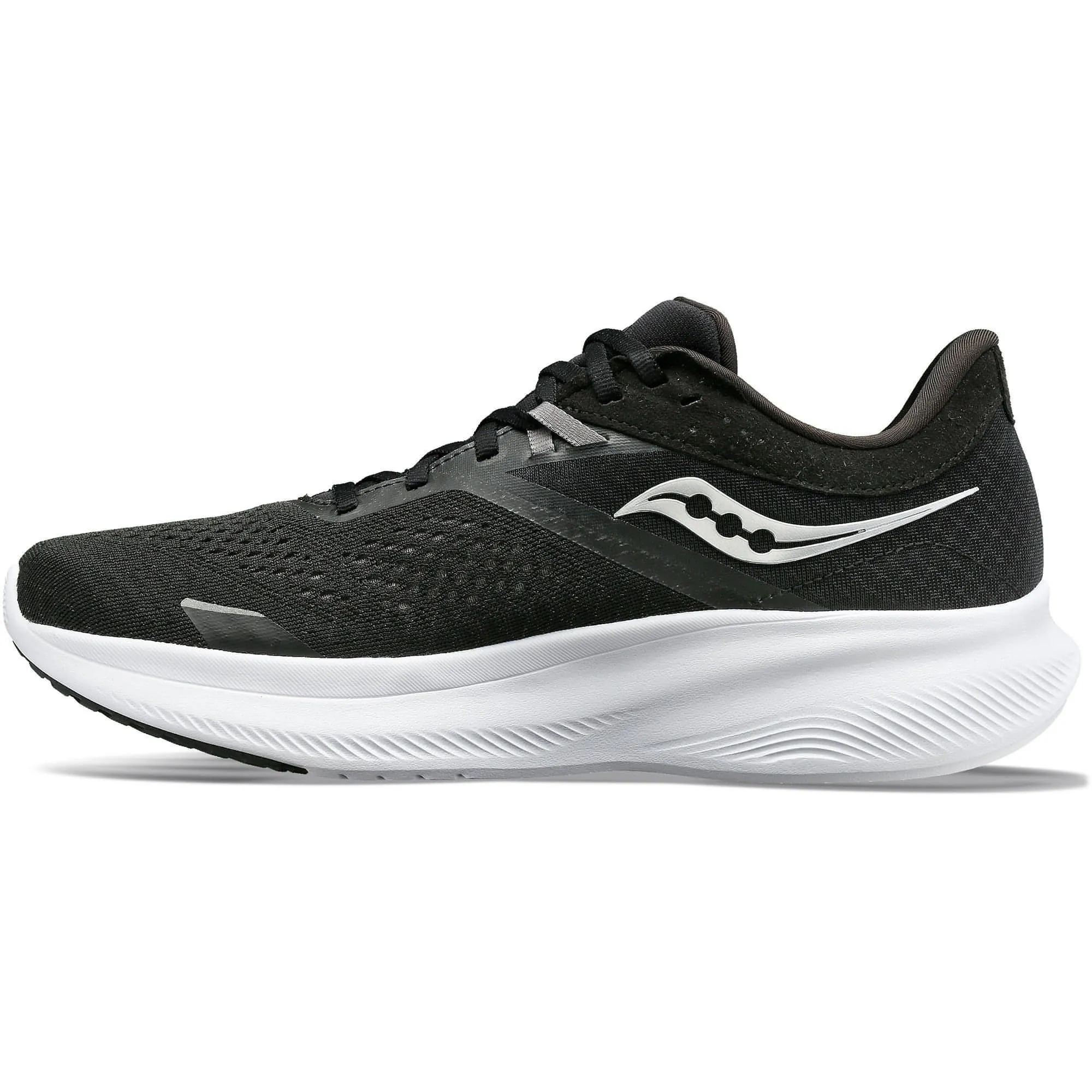 Saucony Ride 16 WIDE FIT Mens Running Shoes - Black