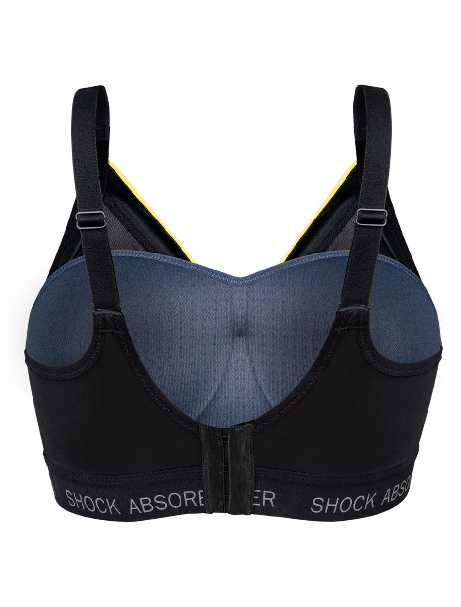 Shock Absorber Active Shaped Support Padded Sports Bra, Black | Wireless Sports Bras