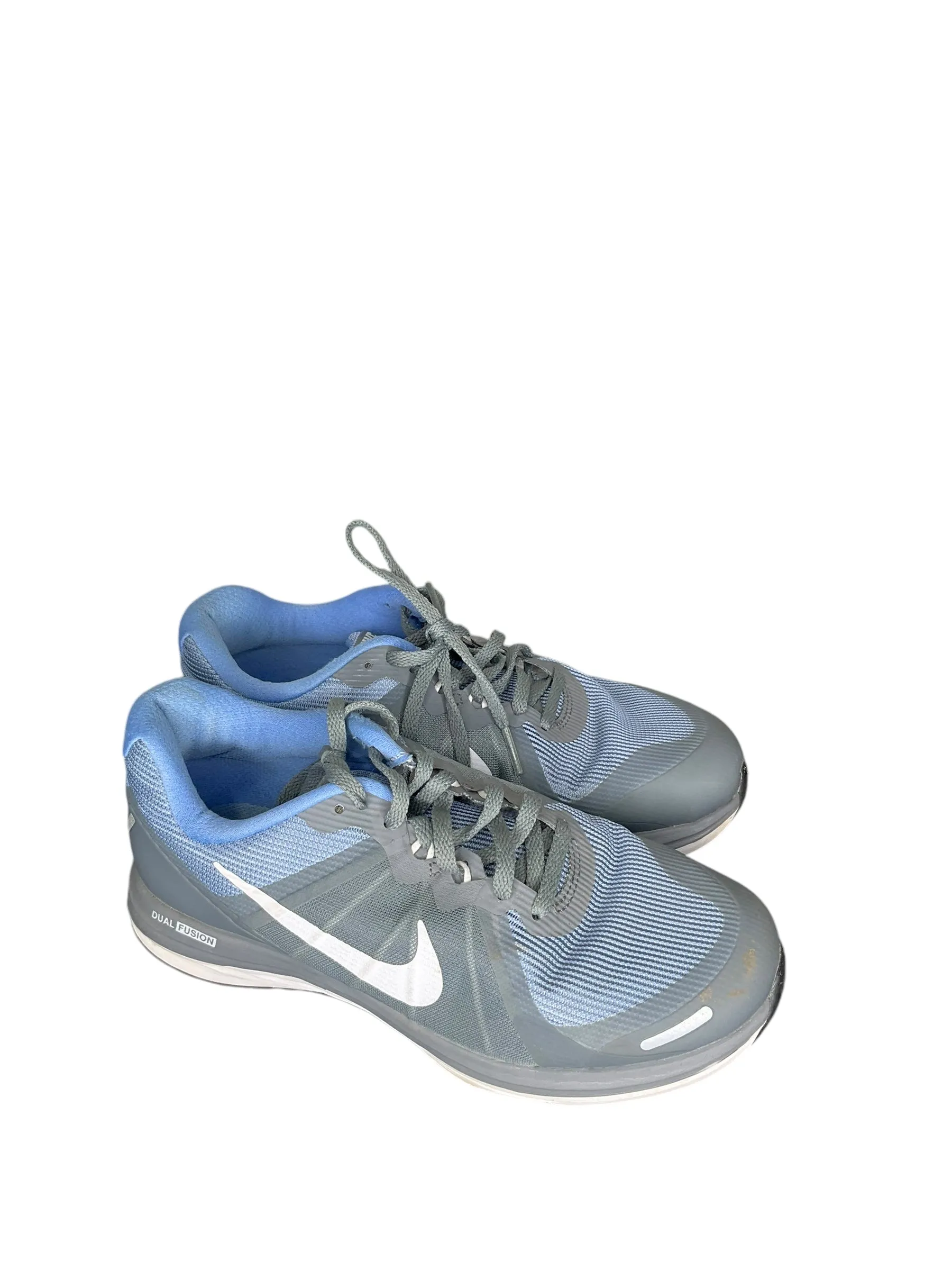 Shoes Athletic By Nike In Blue & Grey, Size: 7