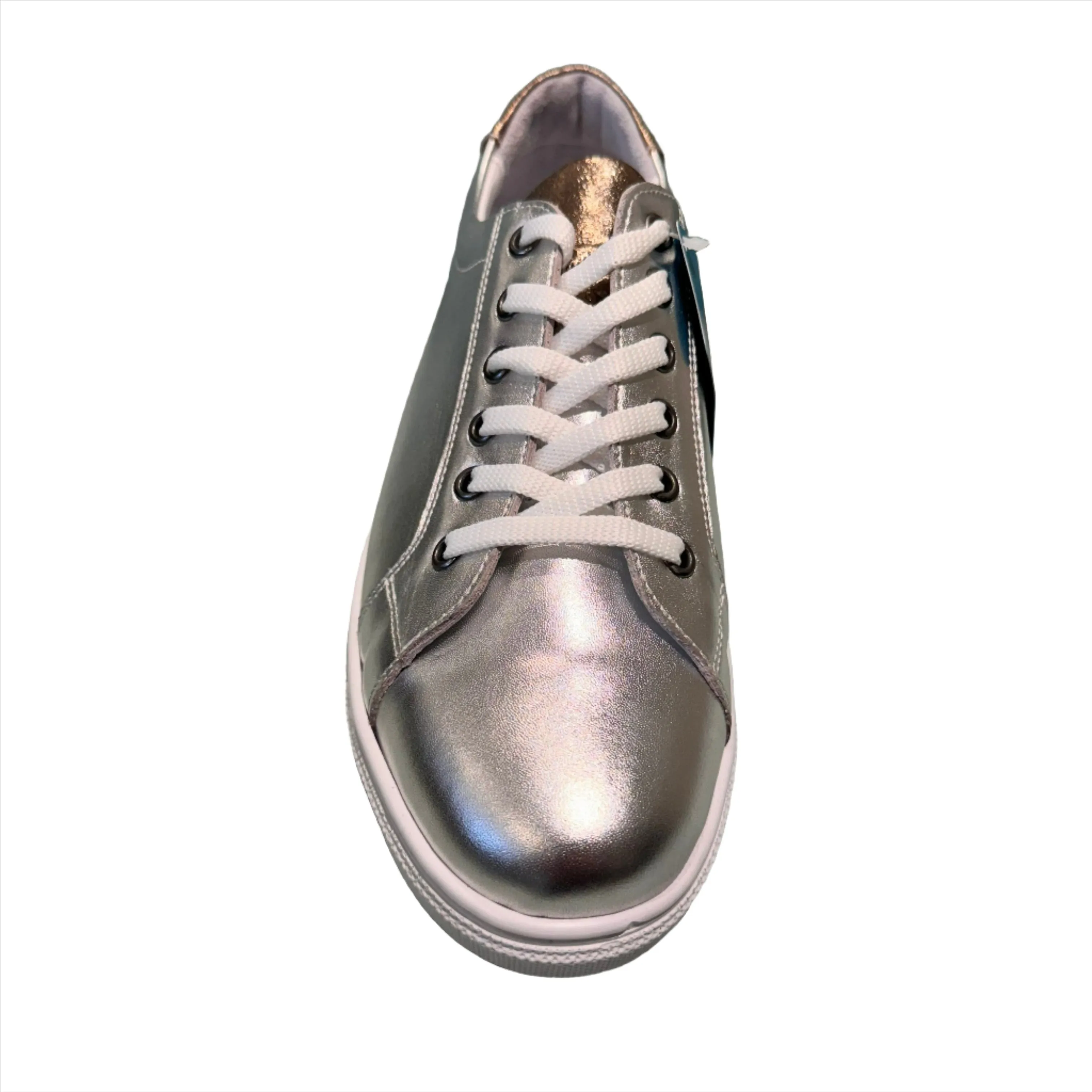 Shoozy Robin Metallic Leather Trainer