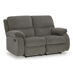 Signature Design by Ashley Scranto Reclining Fabric Loveseat 6650286C