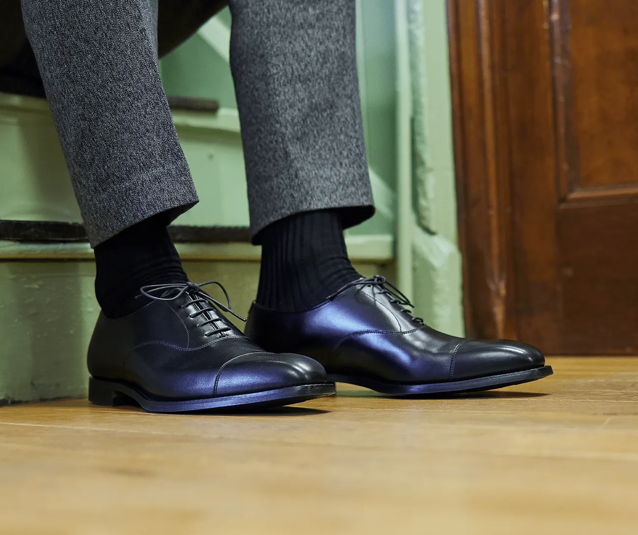 Simply Sartorial Socks - Ebony Black