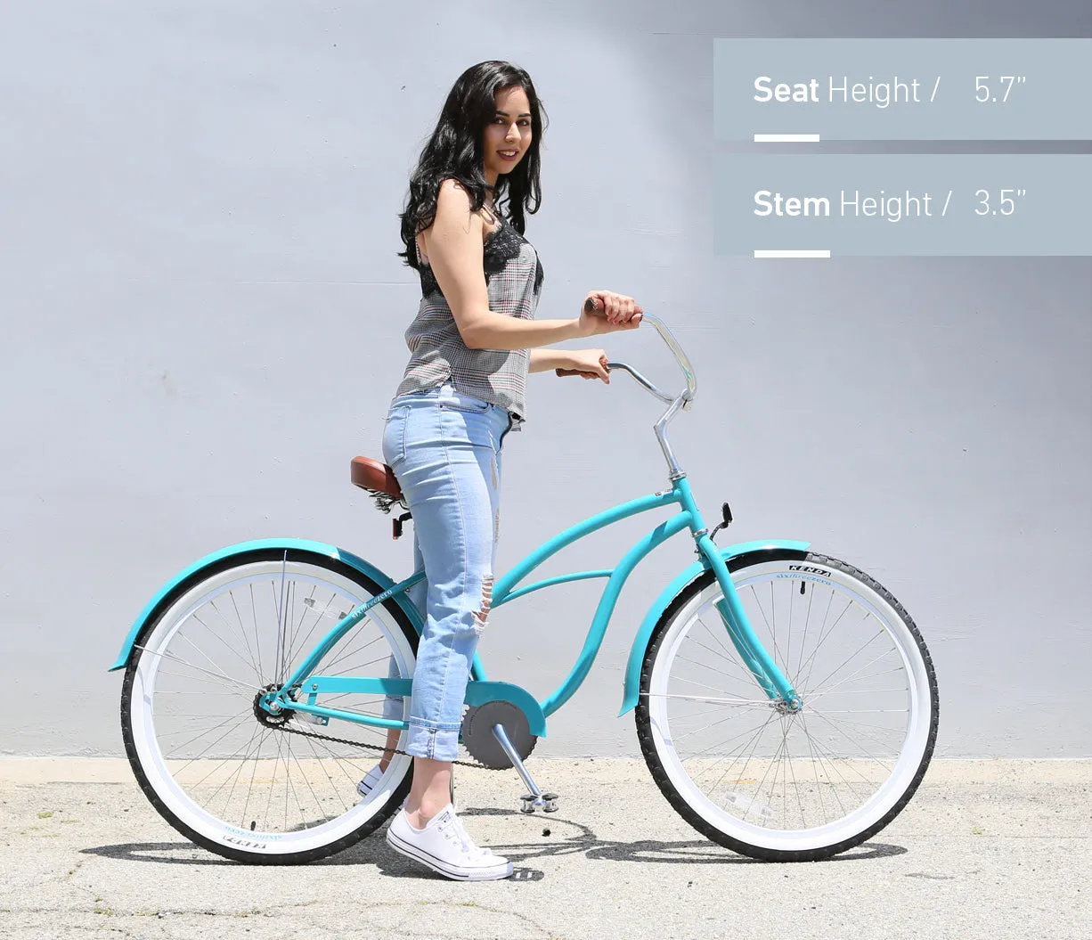 sixthreezero BE Woman 3 Speed Women's Beach Cruiser Bicycle