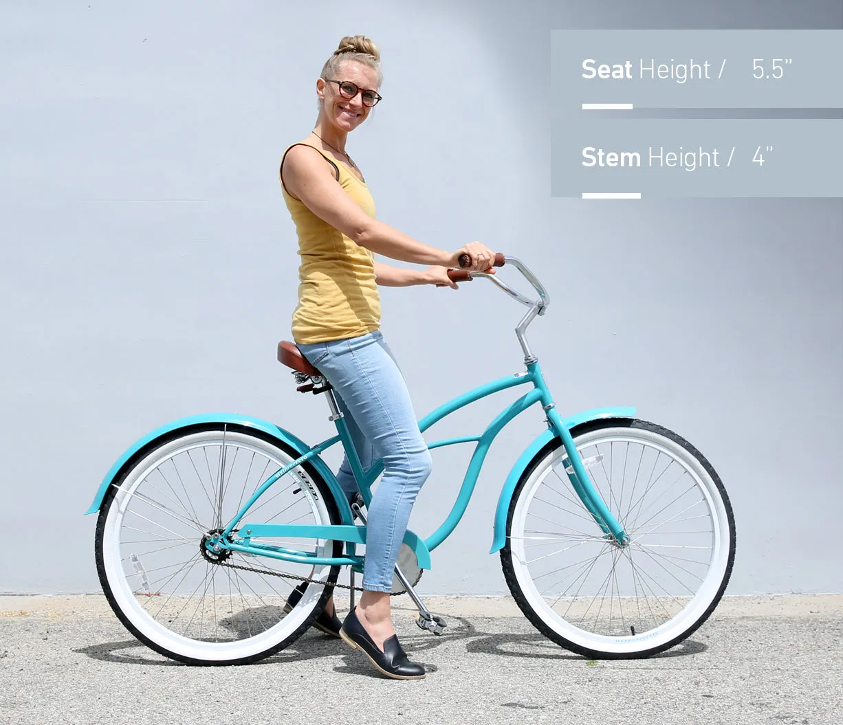 sixthreezero BE Woman 3 Speed Women's Beach Cruiser Bicycle