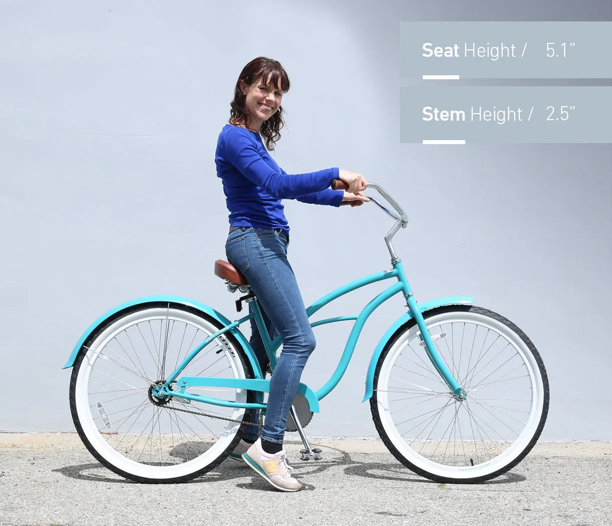 sixthreezero BE Woman 3 Speed Women's Beach Cruiser Bicycle