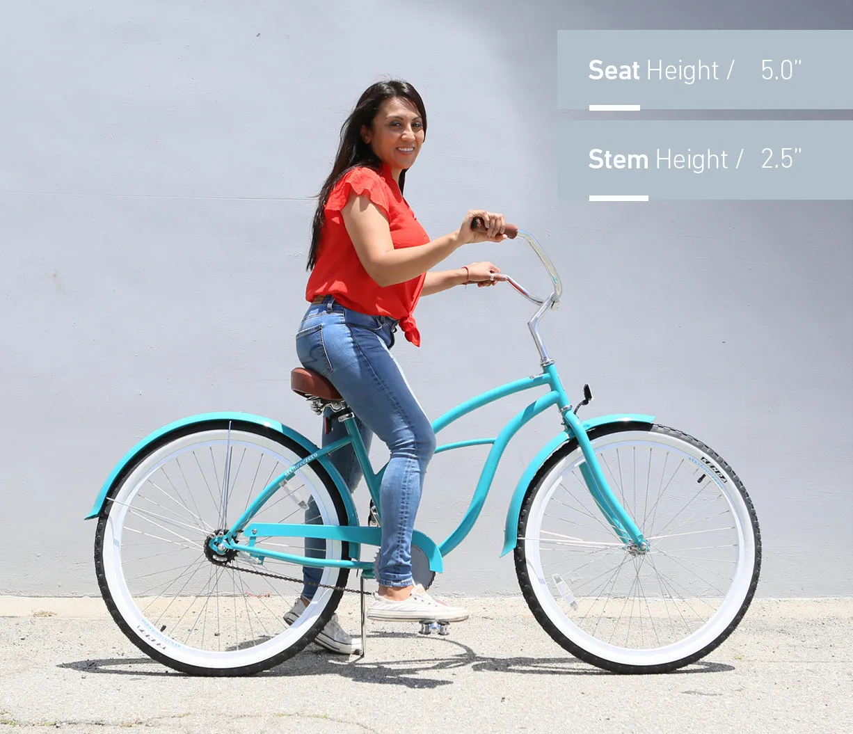 sixthreezero BE Woman 3 Speed Women's Beach Cruiser Bicycle