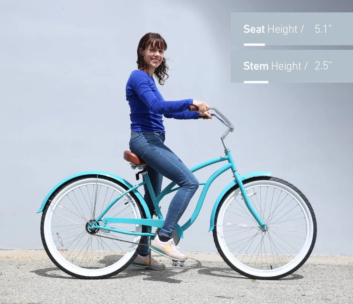 sixthreezero BE Woman 3 Speed Women's Beach Cruiser Bicycle