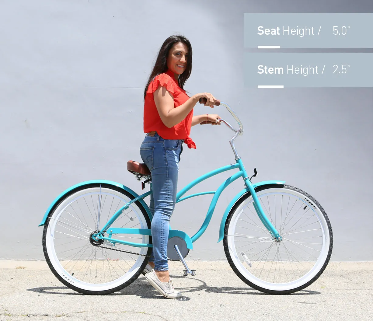 sixthreezero BE Woman 3 Speed Women's Beach Cruiser Bicycle