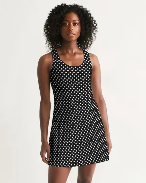 SMF Polka Dots Feminine Racerback Dress