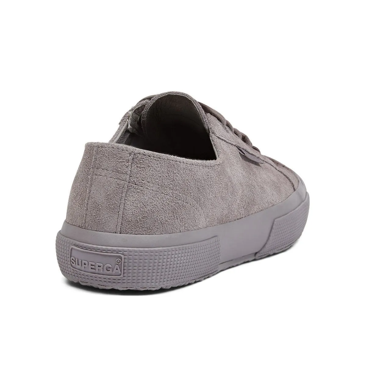 Superga 2750 Suede Trainers – Total Grey Smoke