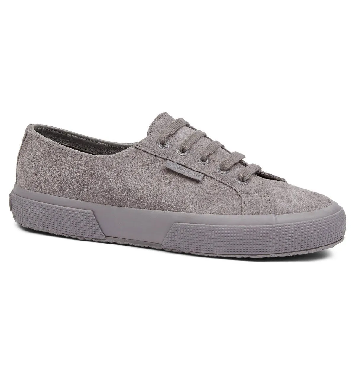 Superga 2750 Suede Trainers – Total Grey Smoke