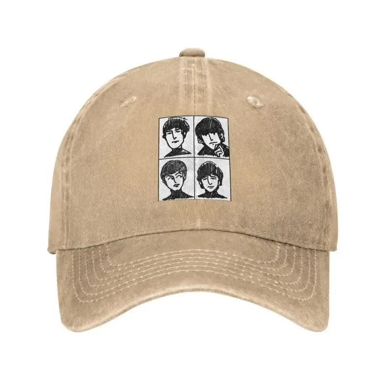 The Beatle Baseball Cap for Men Women Cotton Adjustable Dad Hat Sports Snapback Caps