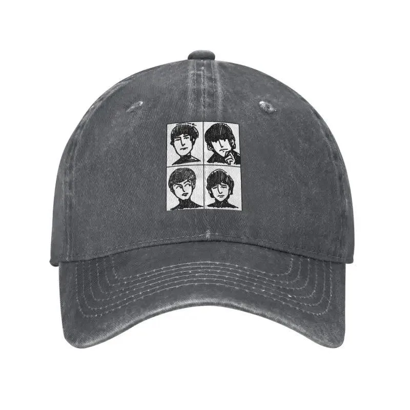 The Beatle Baseball Cap for Men Women Cotton Adjustable Dad Hat Sports Snapback Caps