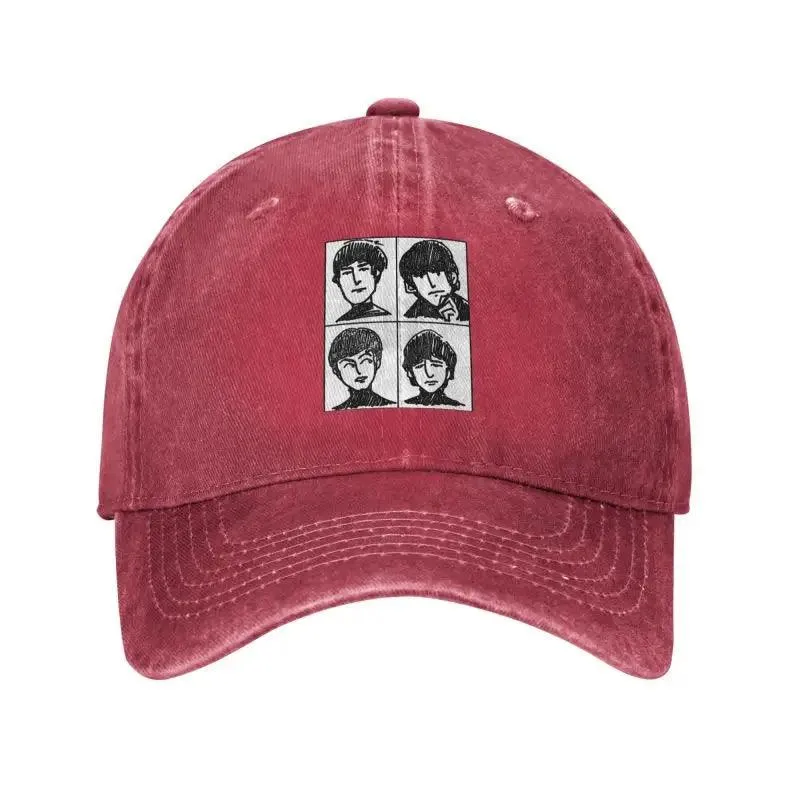 The Beatle Baseball Cap for Men Women Cotton Adjustable Dad Hat Sports Snapback Caps