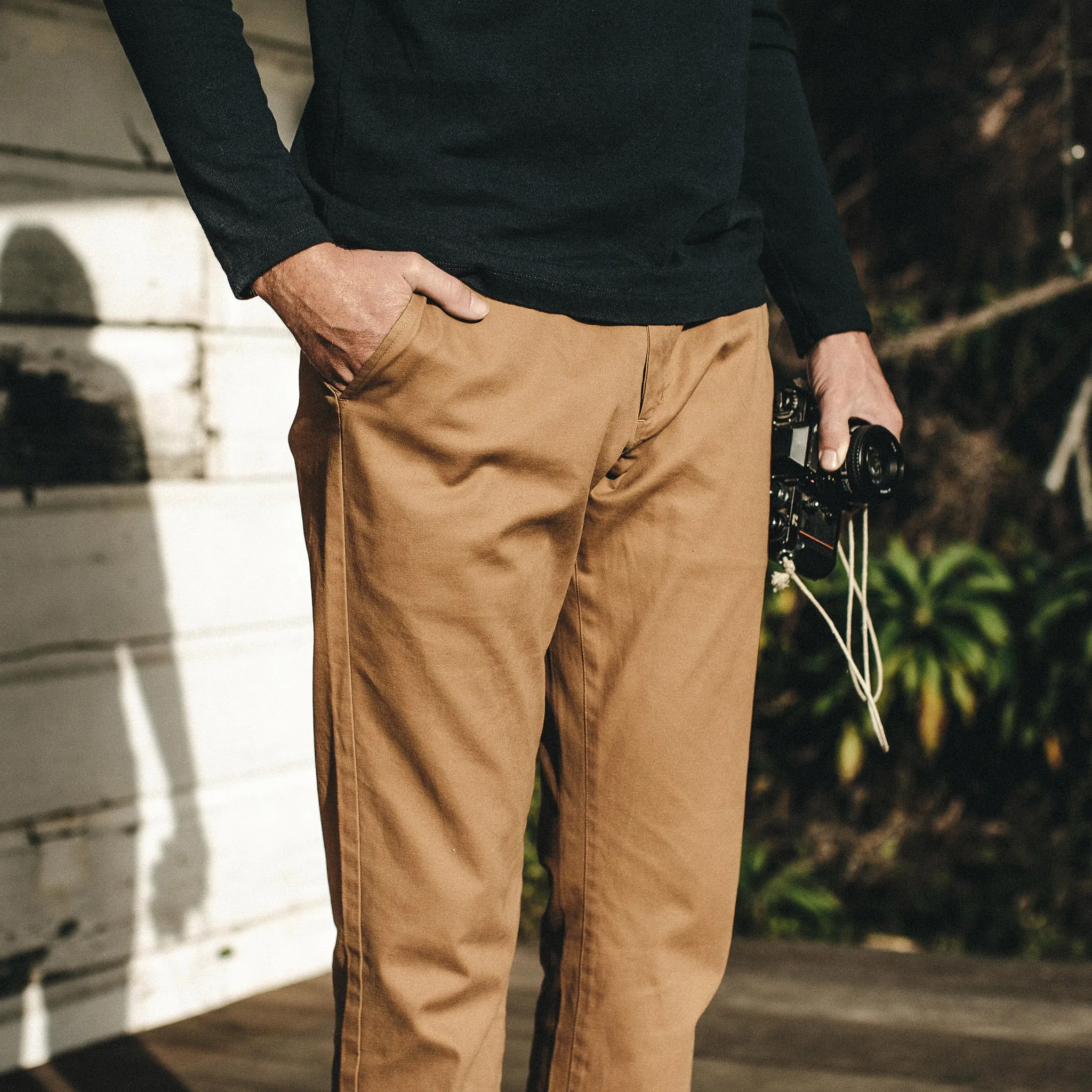 The Democratic Chino in Organic British Khaki