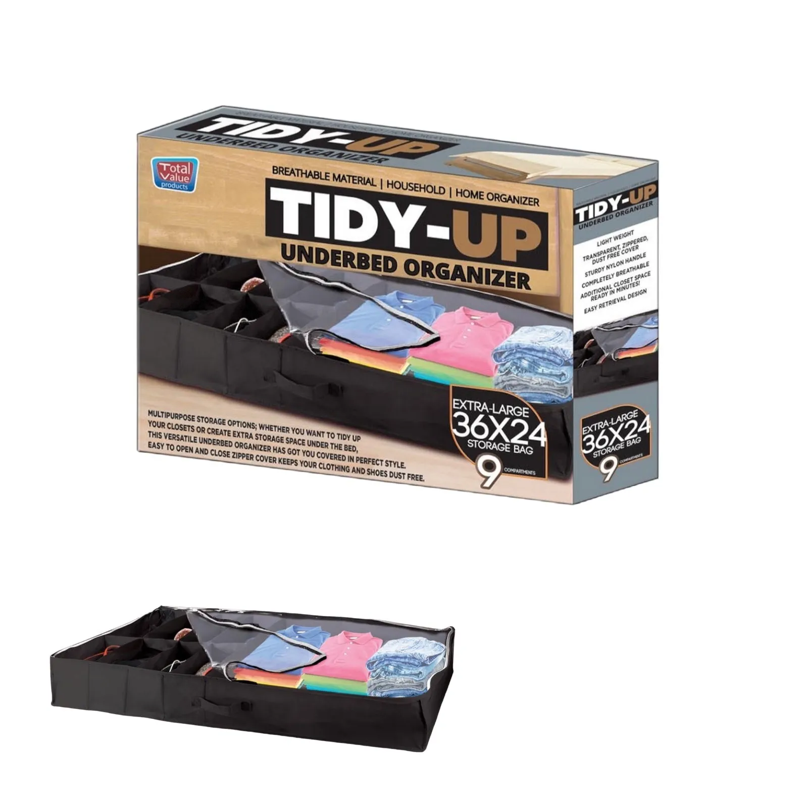 Tidy-Up Underbed Organizer