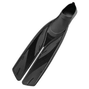 Used Atomic Aquatics Full Foot Split Fins High Performance -Black-9-10 - M / 10.5-11.5-W