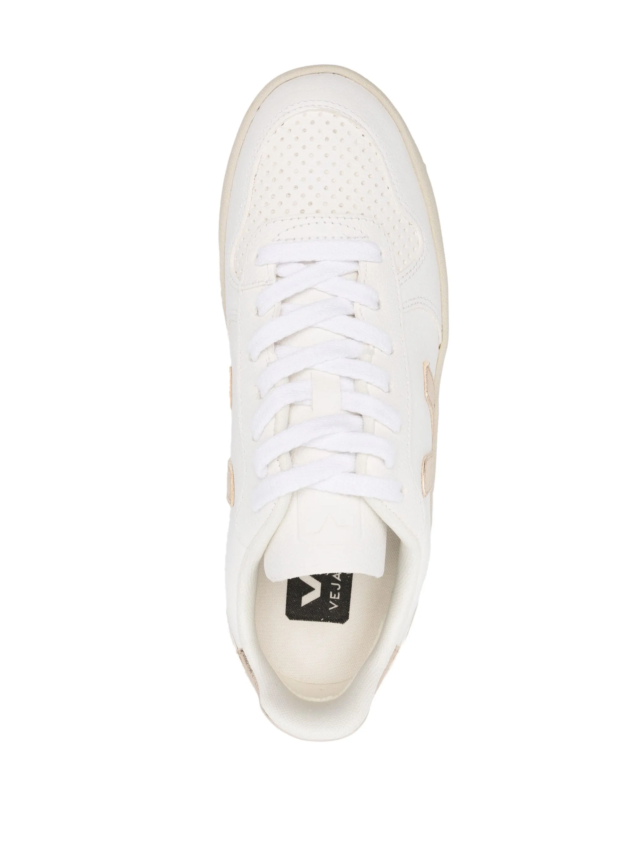 VEJA V-10 CHROMEFREE LEATHER SNEAKERS